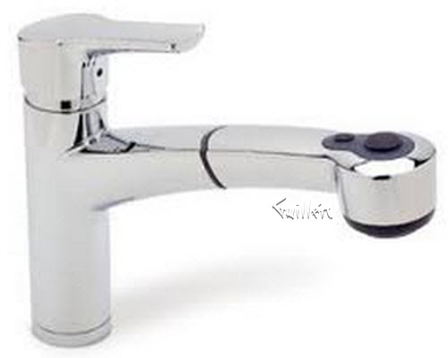 Blanco 440656; Merkur; plus kitchen faucet with pullout spray; in Polished Chrome; Discontinued Product