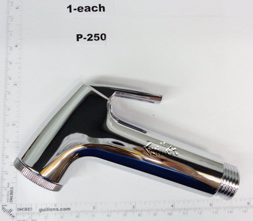 Blue Bidet P-250; ; handspray only for bb50; in Chrome; Discontinued Product