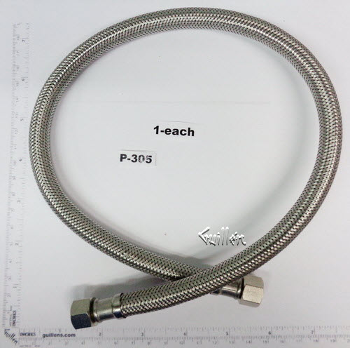 Blue Bidet P-305; ; hose for bb-1000 / bb-3000 / bb-1500; in Unfinish; Discontinued Product