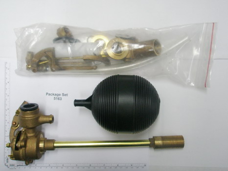 Briggs 5163; ; ballcock; in unfinish   62-6; 5041; 5109