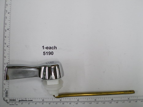 Briggs 5190; ; flush valve trip lever complete number 75; in unfinish   SP-90