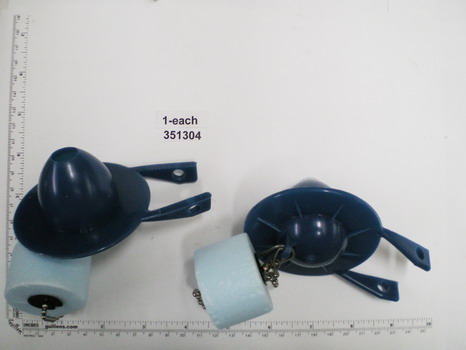 Briggs B351304; ; flapper blue with float; in blue   500045; B500045; 500044; B500044