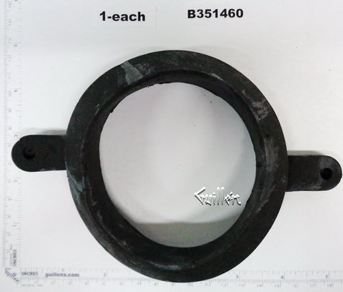 Briggs B351460; ; tank to bowl gasket wing coupling 3" flush valve size 2 1/8" inch id x 3 3/4" inch od; in Unfinish   351460  ; Discontinued Product - Use Briggs B30313