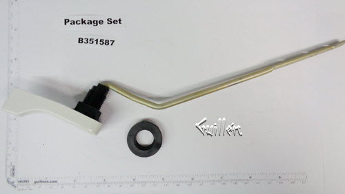Briggs B351587; ; tank right hand trip lever handle; in White