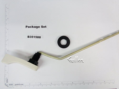 Briggs B351588; ; tank right hand trip lever handle; in Bone