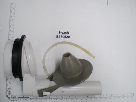 Briggs B360520; ; flush valve; in unfinish; Discontinued Product