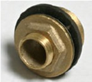 Briggs B375011; ; 1 inch x 3/4 inch brass inlet spud urinal watercloset; in unfinish