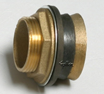 Briggs B375012; ; 1 1/2 inch x 1 1/2 inch brass spud urinal watercloset