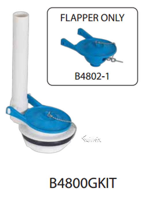 Briggs B4802-1; M128; flapper; in Unfinish; Discontinued Product - Use Briggs BA21025
