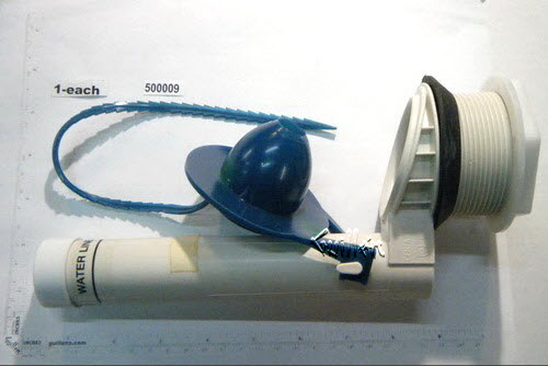 Briggs B500009; ; flush valve assembly; in unfinish; Discontinued Product
