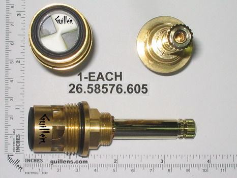 Broadway 26.58576-PB; ; 3/4" inch cold pb ceramic cartridge; in Polished Brass   26.58576.605