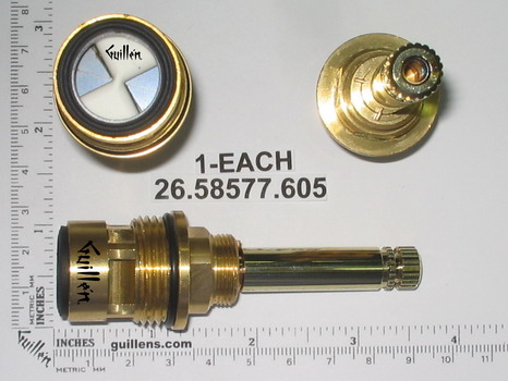 Broadway 26.58577-PB; ; 3/4" inch hot pb ceramic cartridge; in Polished Brass   26.58577.605