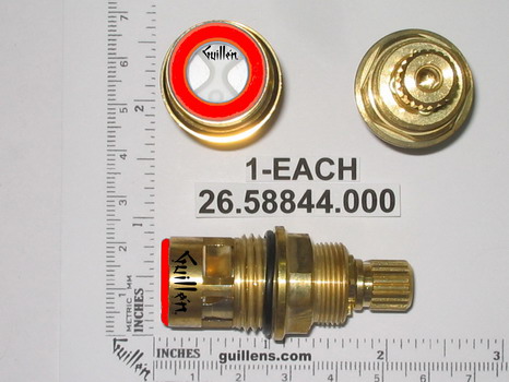 Broadway 26.58844; ; 1/2" inch hot ceramic cartridge; in Unfinish   26.58844.000; 26.98844015