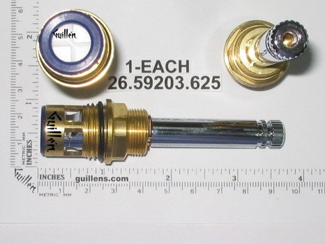 Broadway 26.59203-CP; ; 1/2" inch cold cp ceramic cartridge; in Chrome   26.59203.625; 26.99203625; P