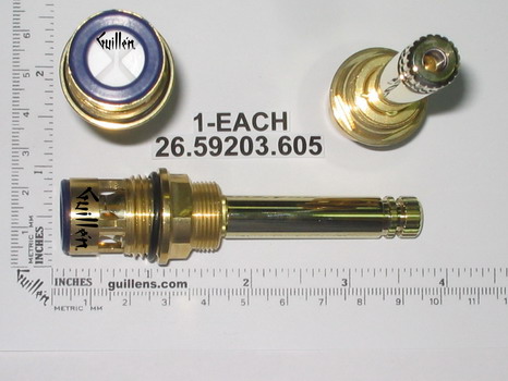 Broadway 26.59203-PB; ; 1/2" inch cold pb ceramic cartridge; in Polished Brass   26.59203.605; 26.99203605