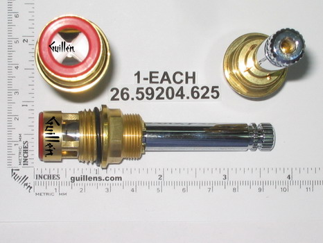 Broadway 26.59204-CP; ; 1/2" inch hot cp ceramic cartridge; in Chrome   26.59204.625; 26.99204625;