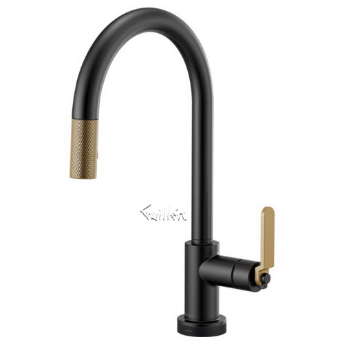 Brizo 64044LF; Litze; smarttouch pull-down faucet with arc spout and industrial handle technical parts breakdown manuals specifications catalog