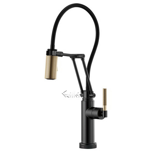 Brizo 64243LF; Litze; smarttouch articulating faucet with knurled handle technical parts breakdown manuals specifications catalog