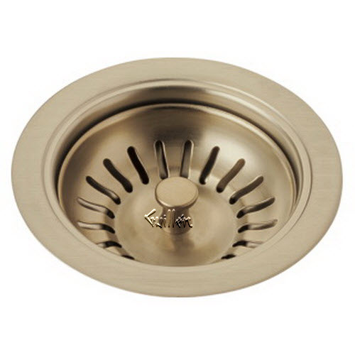 Brizo 69050-GL; ; flange and strainer kitchen sink; in Luxe Gold