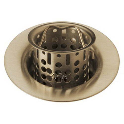 Brizo 69051-GL; ; flange and strainer bar/prep sink; in Luxe Gold