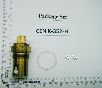 Central Brass K-352-H; ; ceramic stem unit cartridge