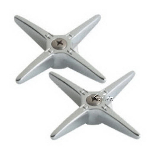 Chicago Faucet 634PRJK; ; four arm handles; in Unfinish