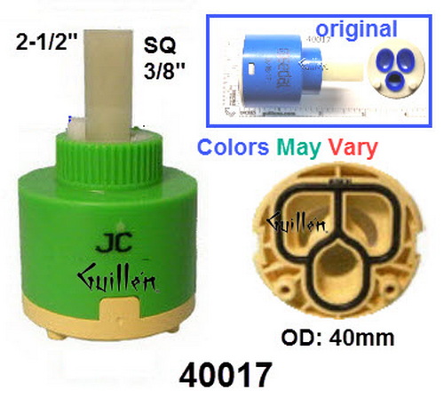 Cleveand 40017; ; single lever ceramic cartridge; in Unfinish