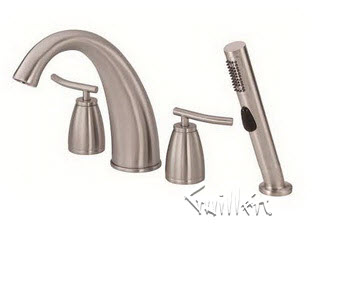 Danze D303754; Sonora; two handle roman tub lever handle with spray technical parts breakdown owner manuals specifications catalog