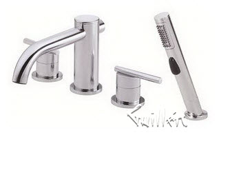 Danze D305758; Parma; two handle roman tub lever handle with spray technical parts breakdown owner manuals specifications catalog