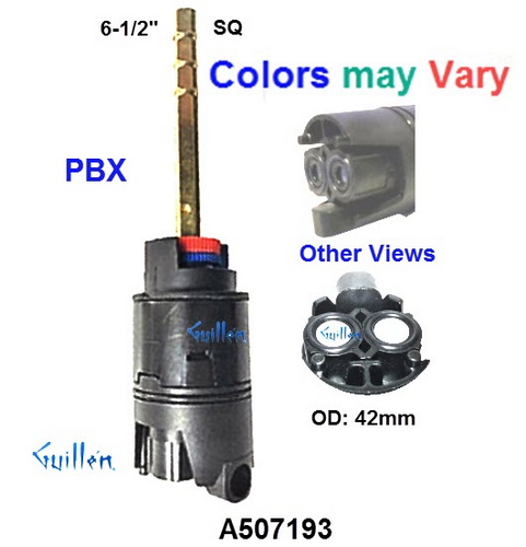 Danze A507193;;__ 6-1/2in SQ; pressure balance cartridge; in Unfinish; Replaces DA507193