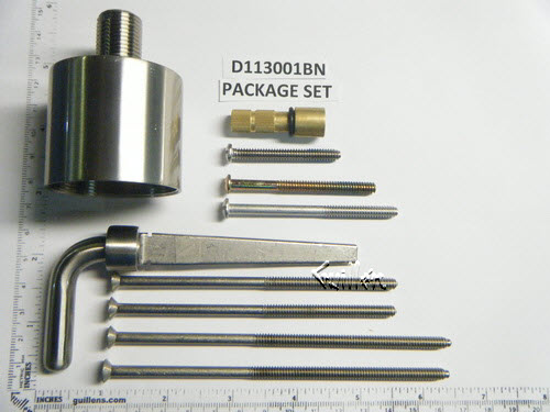 Danze D113001BN; ; pressure balance valve extension kit with diverter (D112, D113, D115); in Brushed Nickel