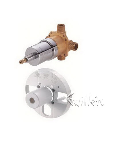 Danze D113010BT Single Control Pressure Balance Mixing Valve with Diverter and Screwdriver Stops for Pex Inlet