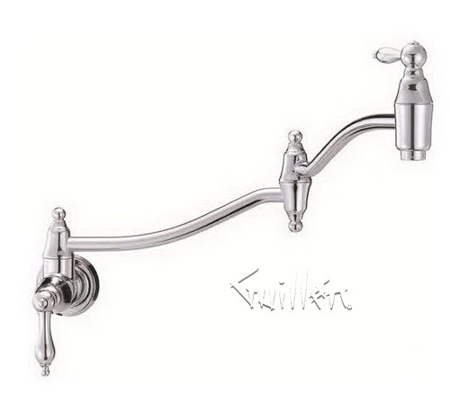 Danze D205040; Fairmont; single handle pot filler wall mount lever handle technical parts breakdown owner manuals specifications catalog
