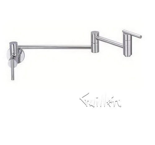 Danze D205058; Parma; single handle pot filler wall mount lever handle technical parts breakdown owner manuals specifications catalog