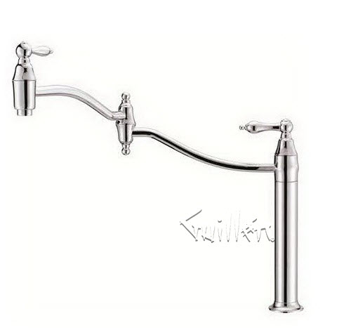 Danze D206040; Fairmont; single handle pot filler deck mount lever handle technical parts breakdown owner manuals specifications catalog