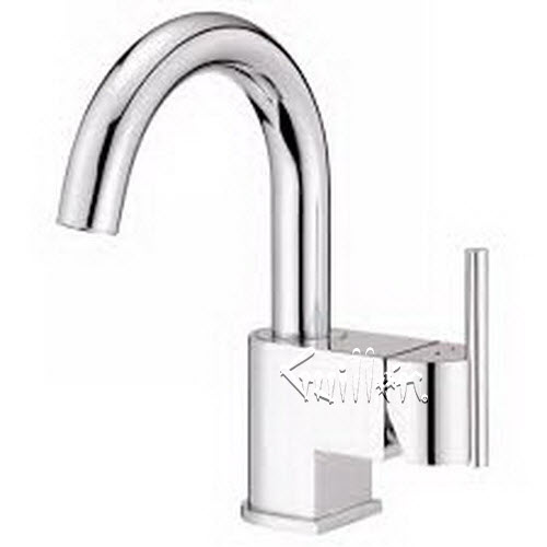 Danze D224542; Como; single handle centerset side mount handle with touch down drain with hot & cold marks technical parts breakdown owner manuals specifications catalog