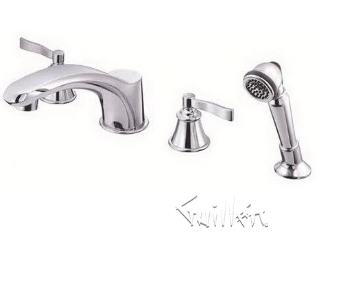 Danze D301725; Aerial; two handle roman tub lever handle with spray technical parts breakdown owner manuals specifications catalog