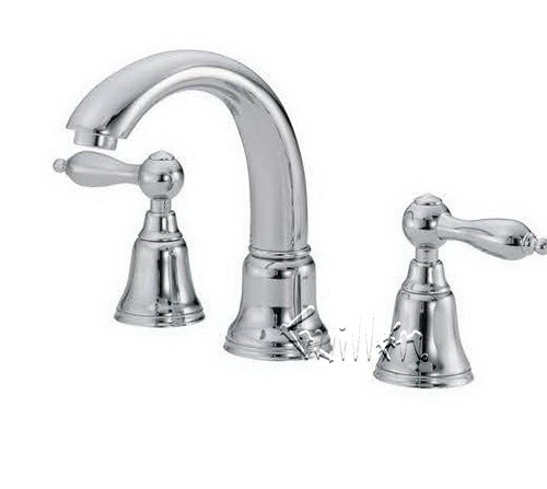 Danze D303040; Fairmont; two handle mini-widespread lever handle metal pop-up technical parts breakdown owner manuals specifications catalog