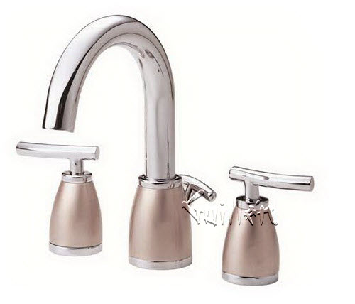 Danze D303054; Sonora; two handle mini-widespread lever handle metal pop-up technical parts breakdown owner manuals specifications catalog