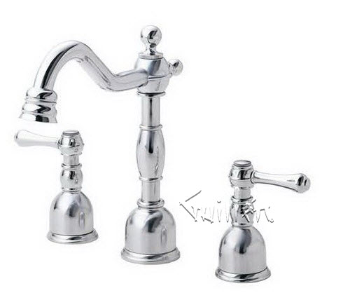 Danze D303057; Opulence; two handle mini-widespread lever handle metal pop-up technical parts breakdown owner manuals specifications catalog