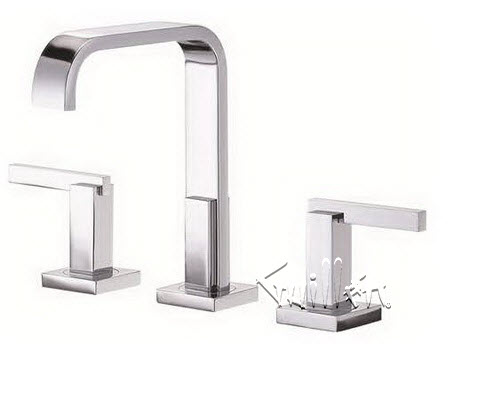 Danze D304544; Sirius; two handle widespread trimline lever handle with touch down drain technical parts breakdown owner manuals specifications catalog