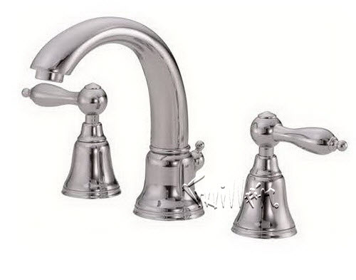 Danze D308240; Fairmont; two handle mini-widespread lever handle metal pop-up technical parts breakdown owner manuals specifications catalog