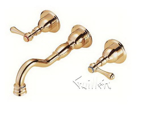 Danze D316557; Opulence; two handle wall mount lavatory lever handle with touch down drain technical parts breakdown owner manuals specifications catalog