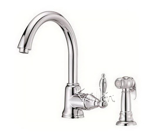 Danze D401540; Fairmont; single handle kitchen side mount handle with spray technical parts breakdown owner manuals specifications catalog