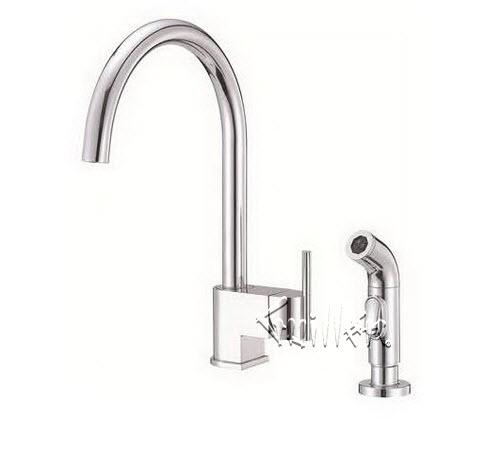 Danze D401542; Como; single handle kitchen side mount handle with spray technical parts breakdown owner manuals specifications catalog