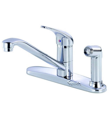 Danze D403412; Melrose; single handle kitchen lever handle with spray technical parts breakdown owner manuals specifications catalog