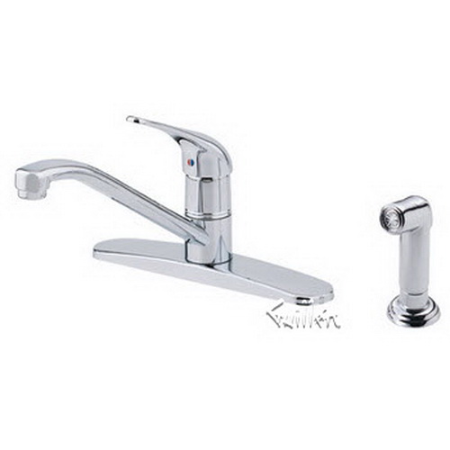 Danze D403612; Melrose; single handle kitchen lever handle with spray technical parts breakdown owner manuals specifications catalog