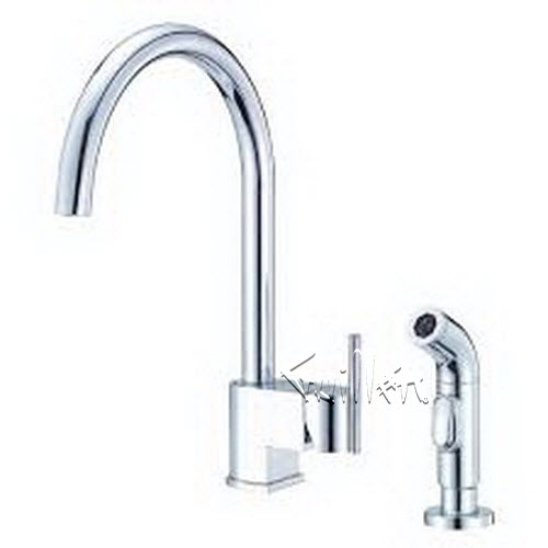Danze D404444; Como; single handle kitchen side mount handle with spray technical parts breakdown owner manuals specifications catalog