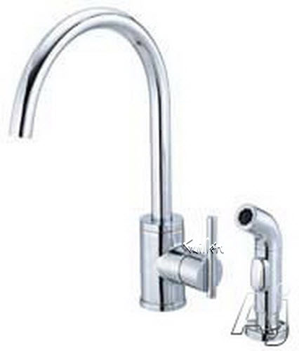 Danze D405058; Parma; single handle kitchen side mount handle with spray technical parts breakdown owner manuals specifications catalog