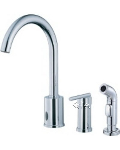 Danze D421058; Parma; single handle dual function kitchen lever handle with spray technical parts breakdown owner manuals specifications catalog